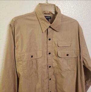 Men's Land's End Long Sleeve Button Shirt